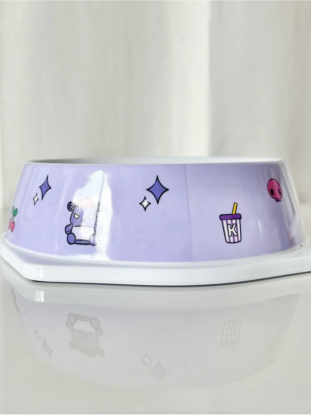 Kuromi Kawaii Pet Food Bowl Water Bowl Dog Bowl Cat Bowl NWT Japan Exclusive